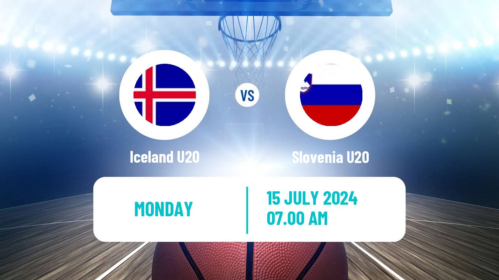 Basketball EuroBasket U20 Iceland U20 - Slovenia U20