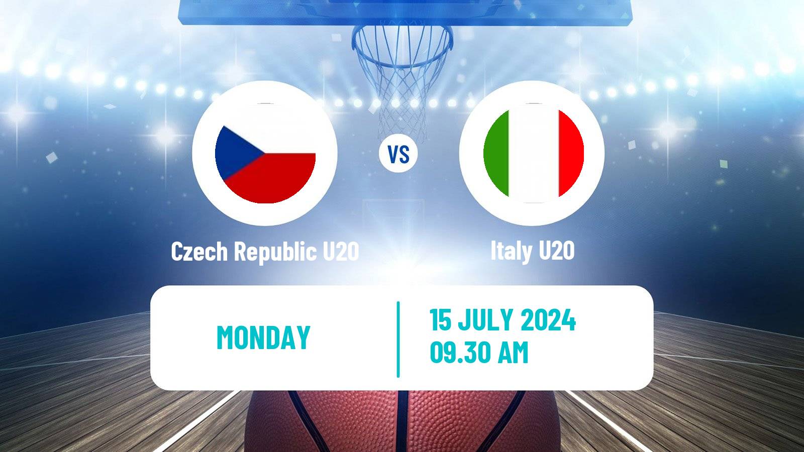 Basketball EuroBasket U20 Czech Republic U20 - Italy U20