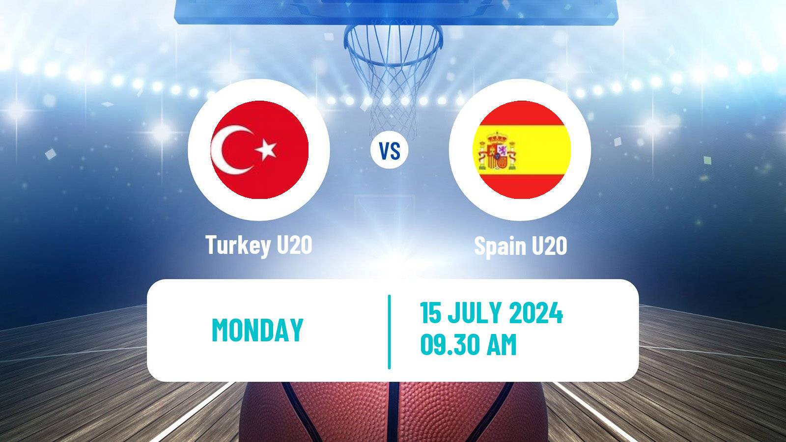 Basketball EuroBasket U20 Turkey U20 - Spain U20