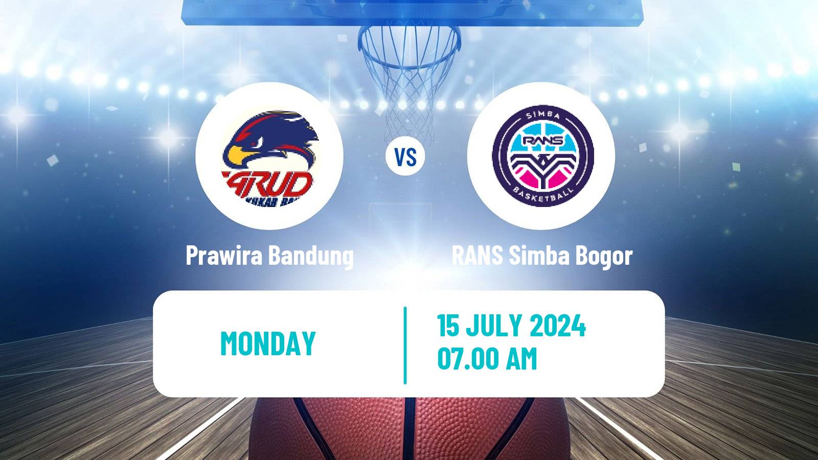 Basketball Indonesian IBL Prawira Bandung - RANS Simba Bogor