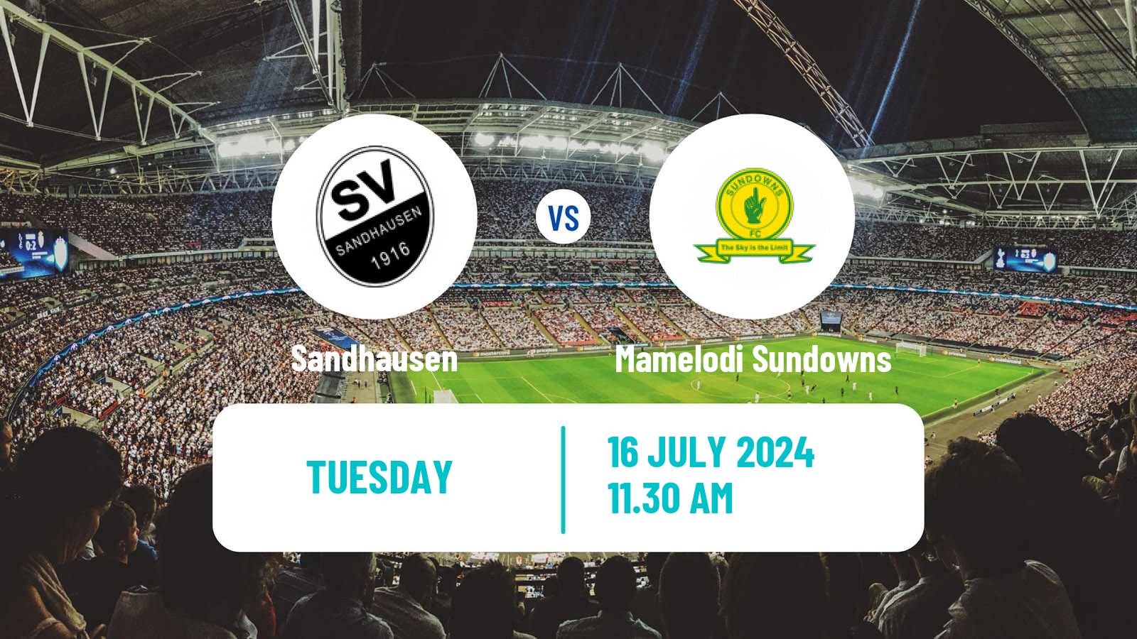 Soccer Club Friendly Sandhausen - Mamelodi Sundowns