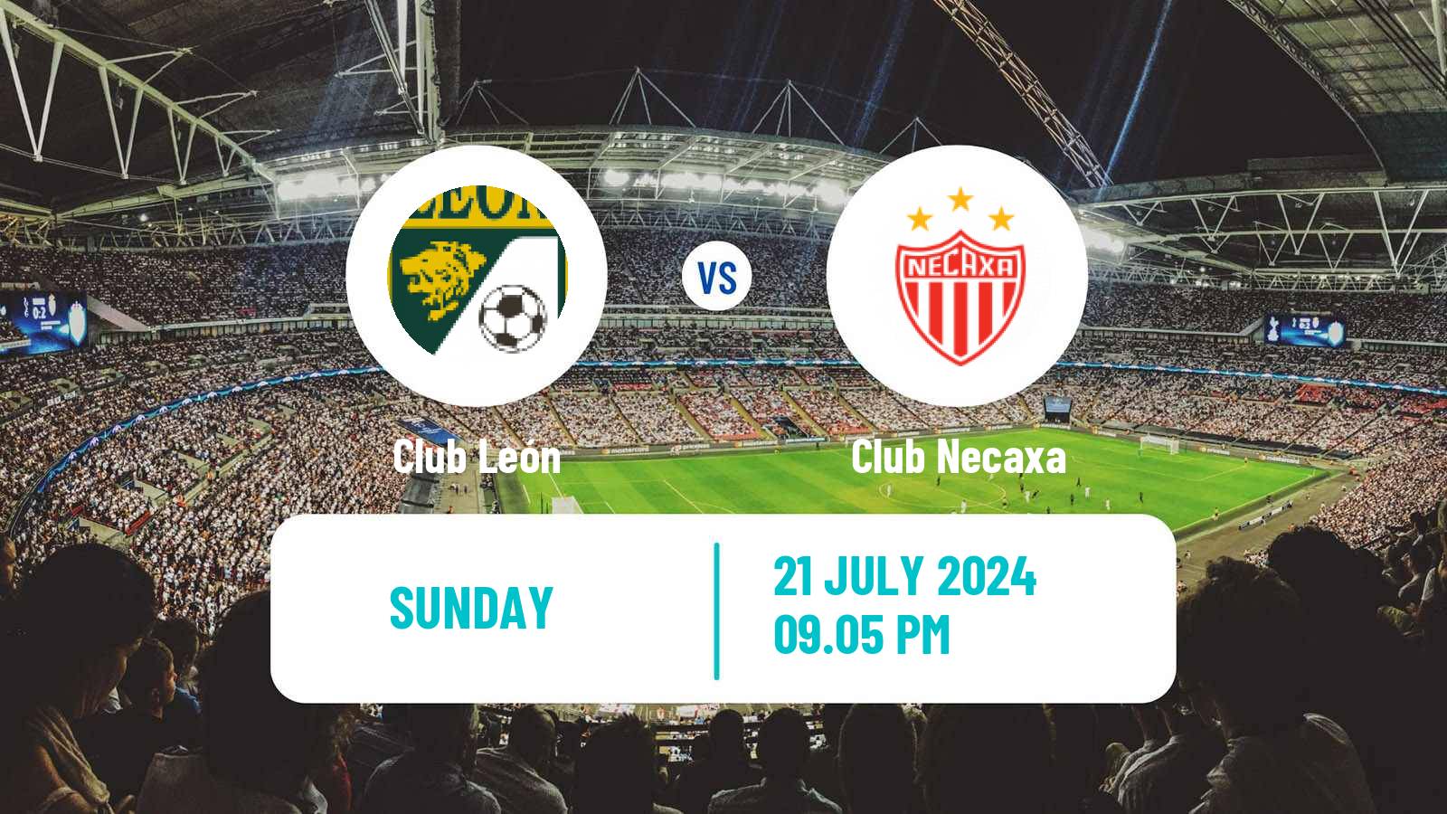 Soccer Mexican Liga MX Club León - Necaxa