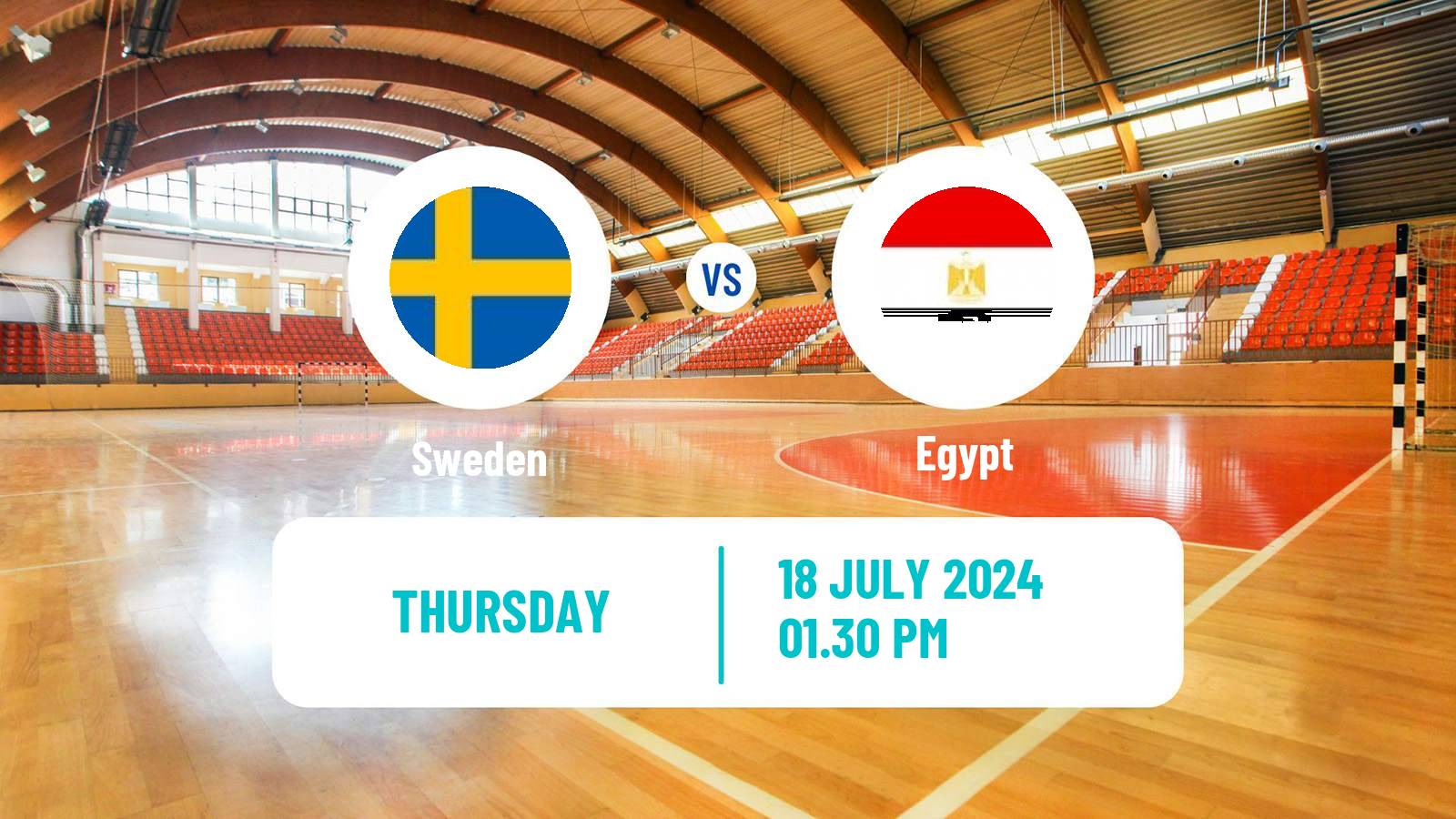 Handball Friendly International Handball Sweden - Egypt