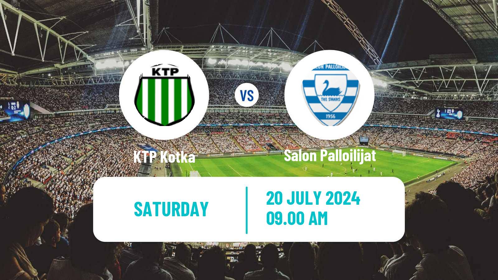 Soccer Finnish Ykkosliiga KTP Kotka - Salon Palloilijat