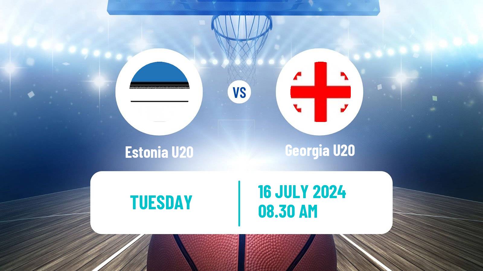 Basketball EuroBasket U20 B Estonia U20 - Georgia U20