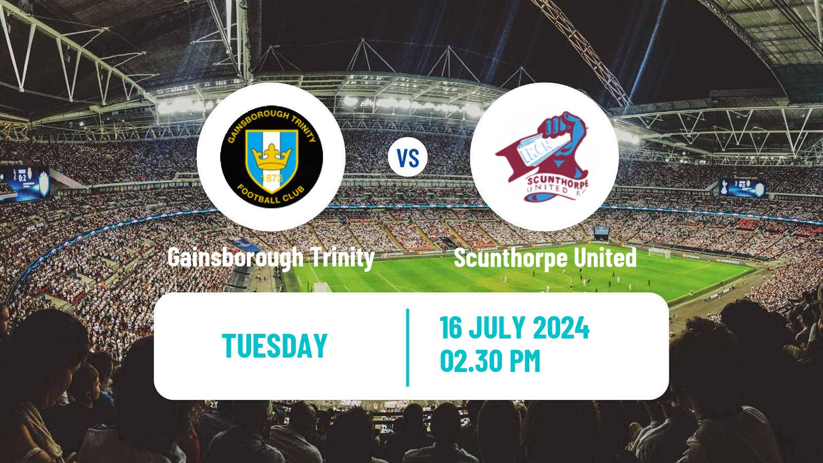 Soccer Club Friendly Gainsborough Trinity - Scunthorpe United