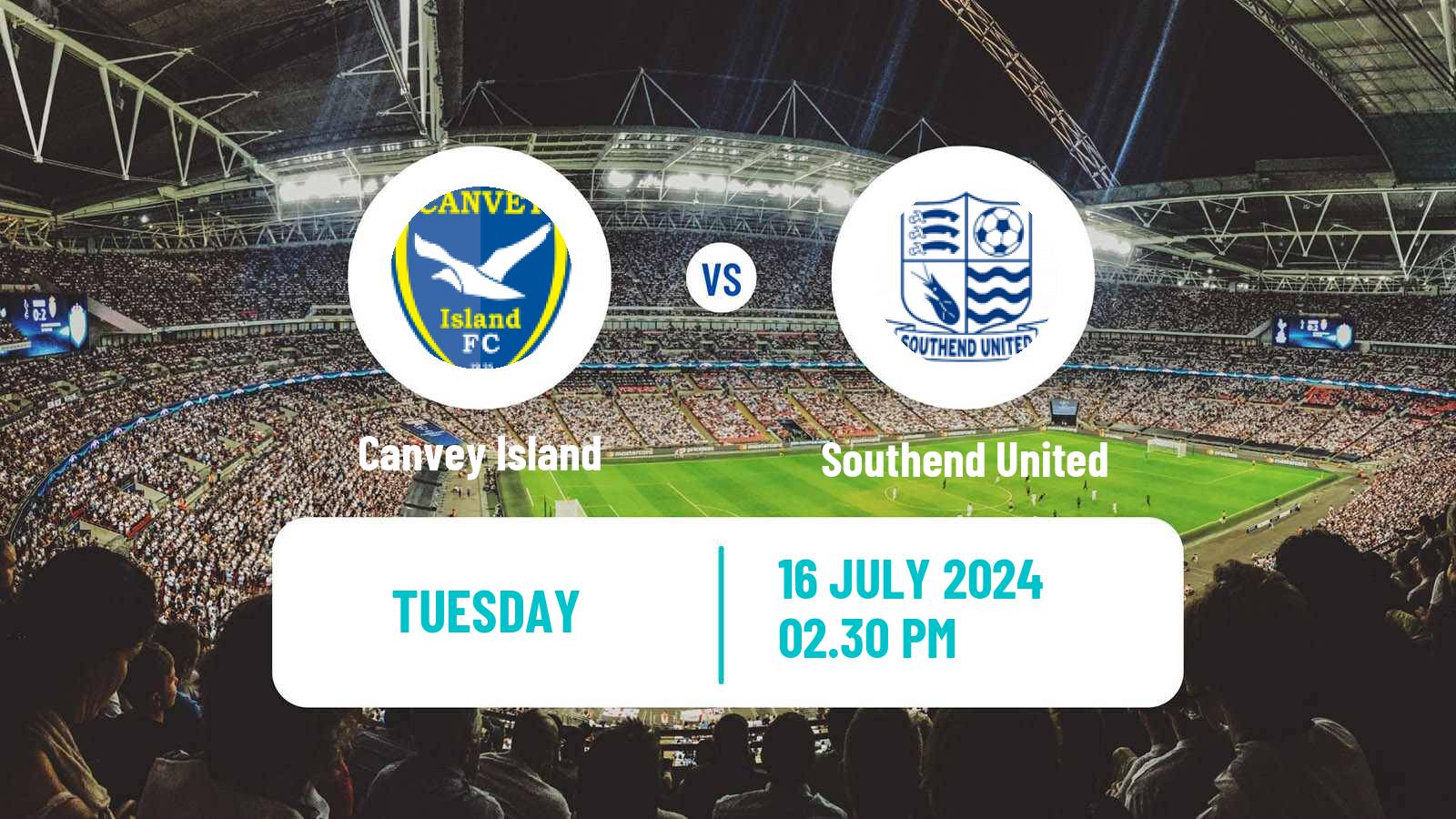 Soccer Club Friendly Canvey Island - Southend United