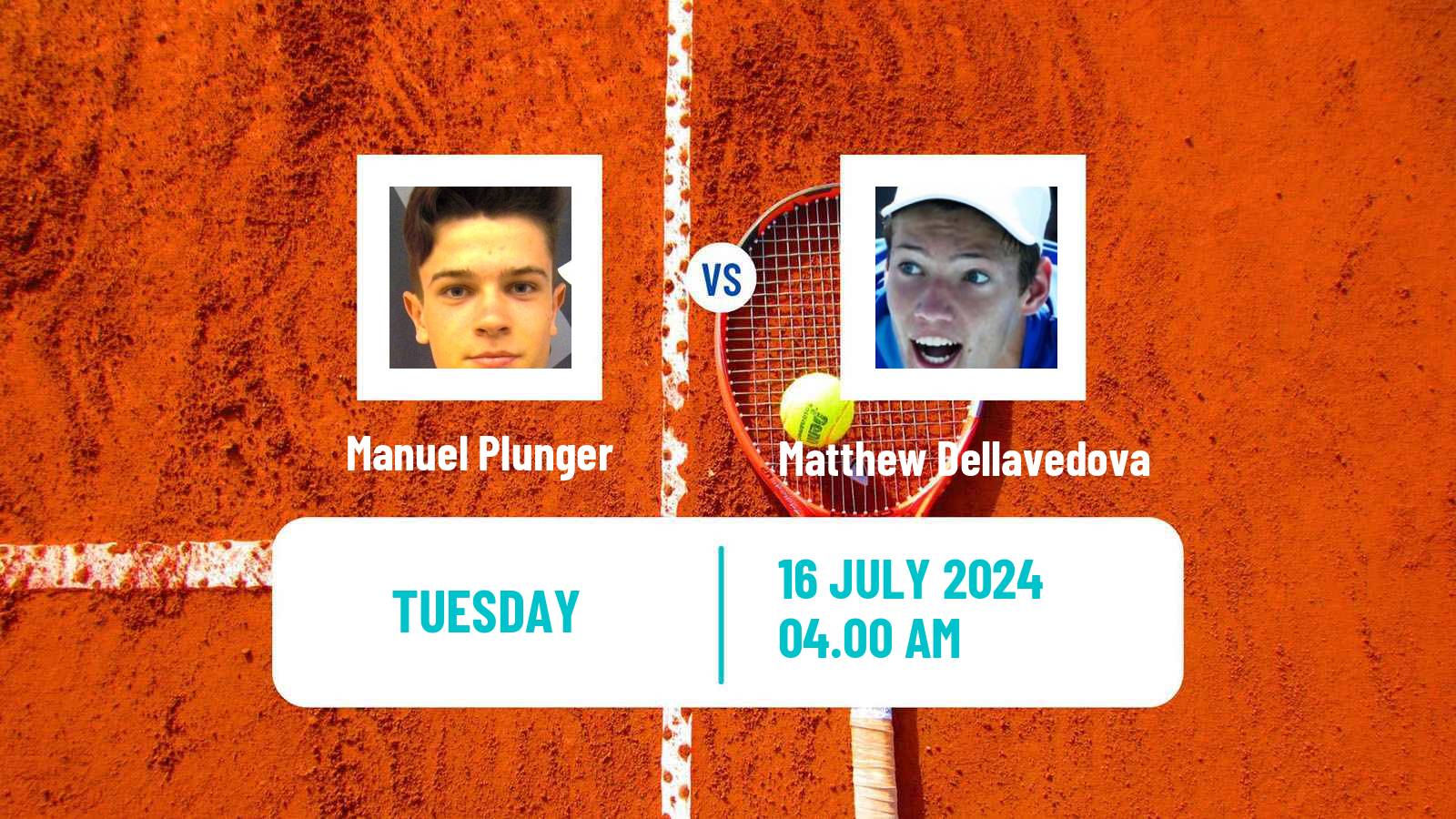 Tennis ITF M25 Telfs Men 2024 Manuel Plunger - Matthew Dellavedova