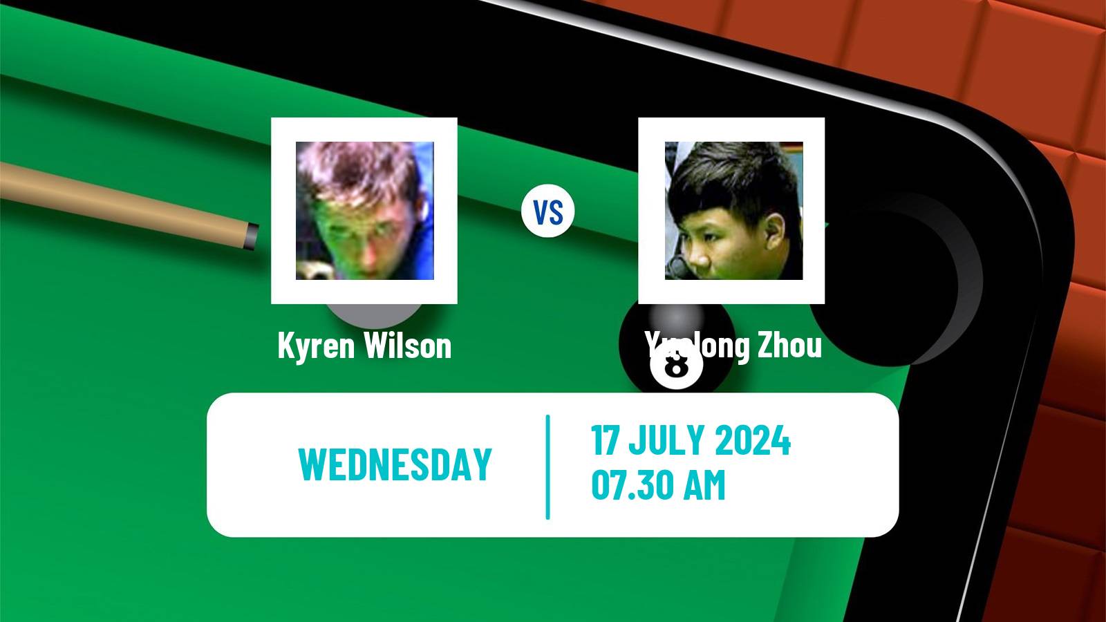 Snooker Shanghai Masters Kyren Wilson - Yuelong Zhou