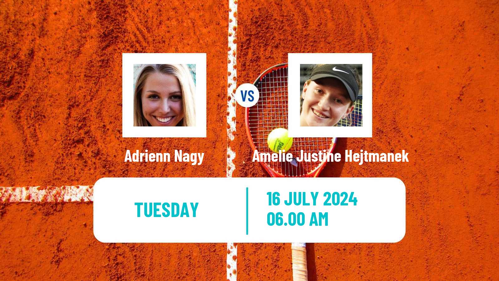 Tennis ITF W15 Krsko Women 2024 Adrienn Nagy - Amelie Justine Hejtmanek