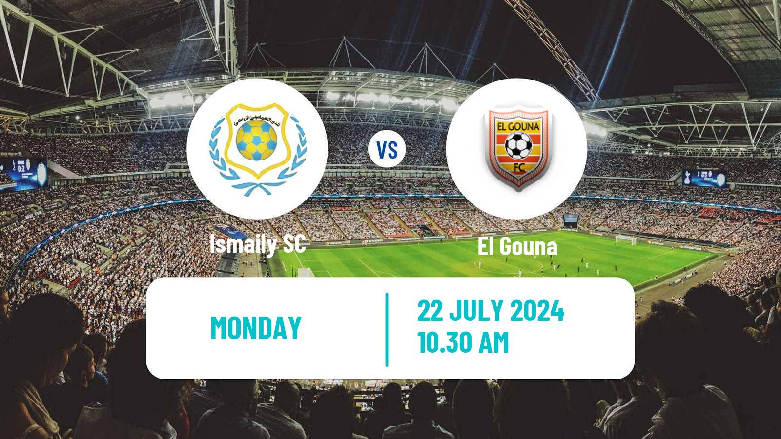 Soccer Egyptian Premier League Ismaily - El Gouna