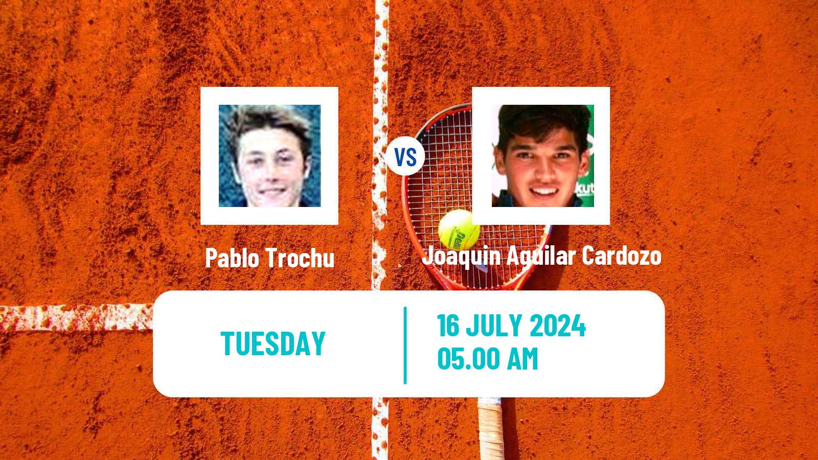 Tennis ITF M15 Monastir 29 Men Pablo Trochu - Joaquin Aguilar Cardozo