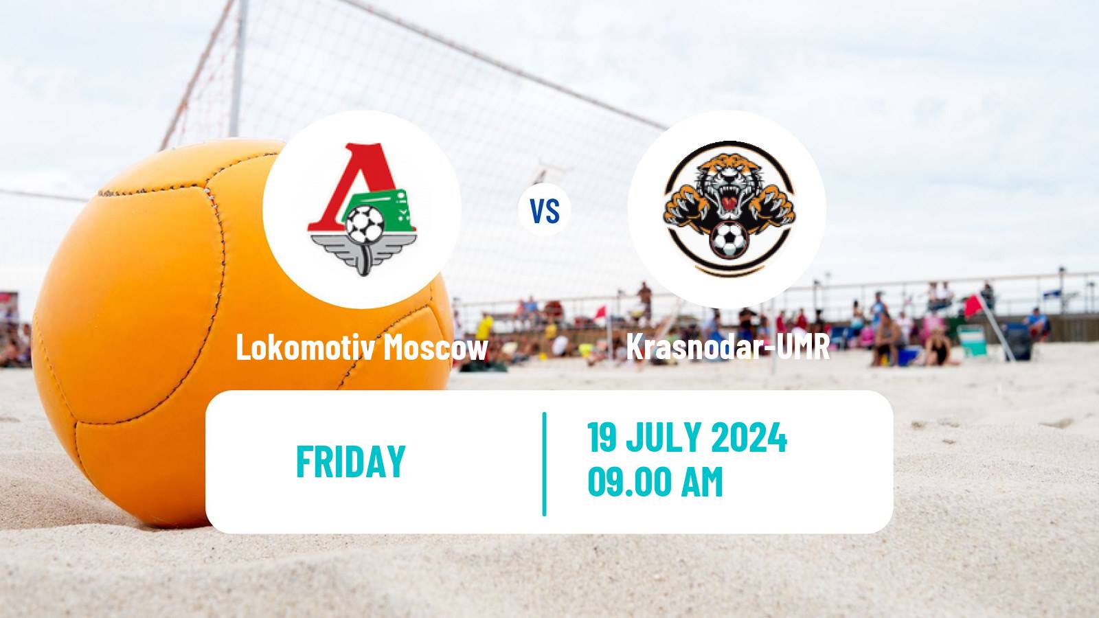 Beach soccer Superliga Lokomotiv Moscow - Krasnodar-UMR