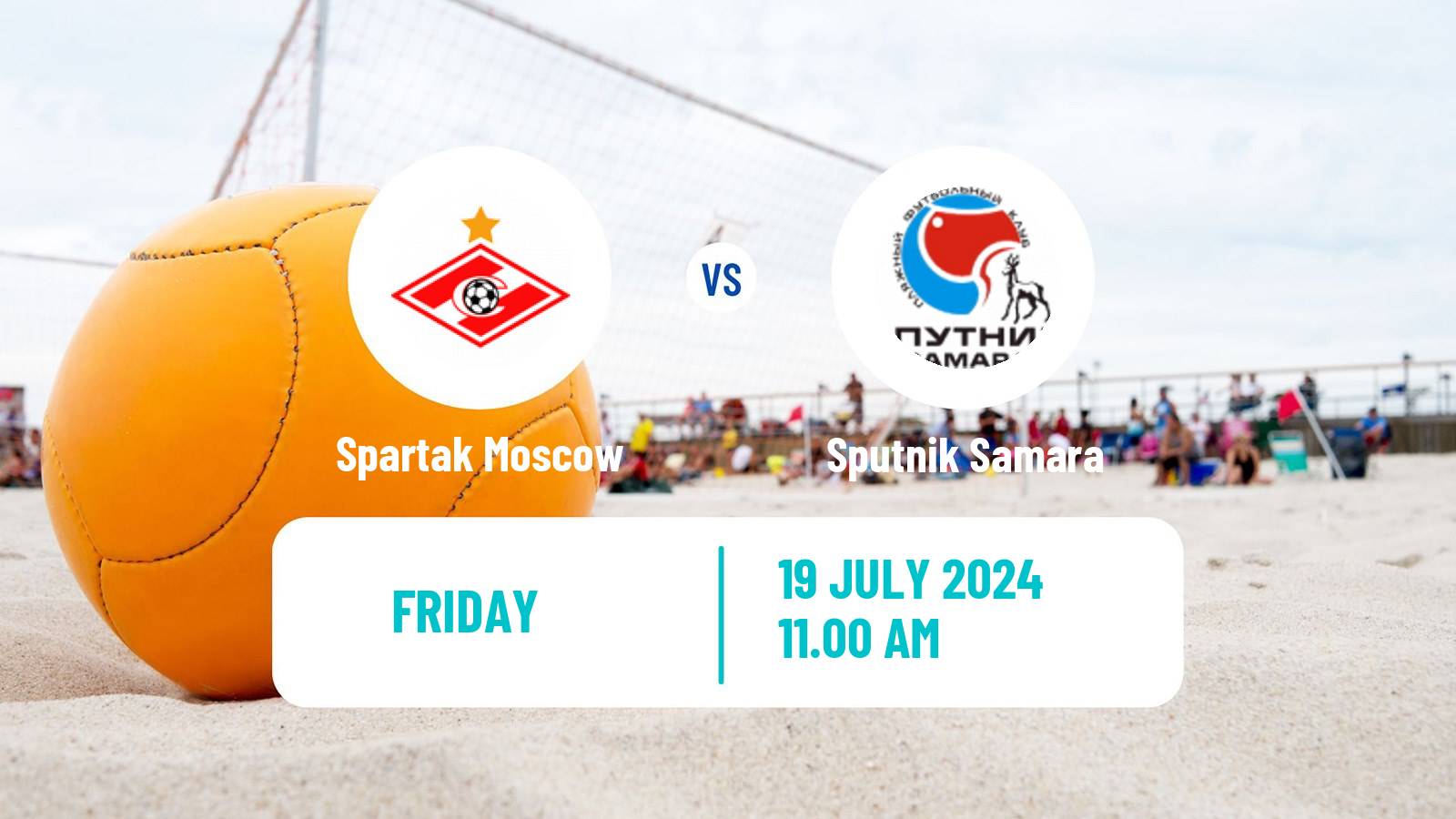 Beach soccer Superliga Spartak Moscow - Sputnik Samara