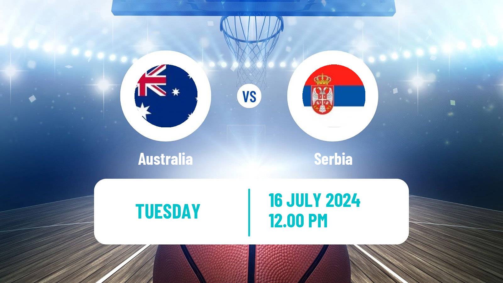 Basketball Friendly International Basketball Australia - Serbia