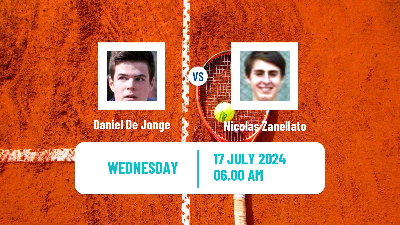 Tennis ITF M15 Uslar Men Daniel De Jonge - Nicolas Zanellato