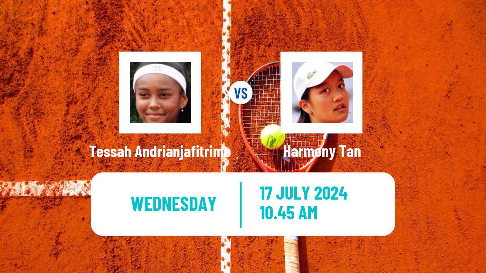 Tennis ITF W75 Porto 2 Women Tessah Andrianjafitrimo - Harmony Tan