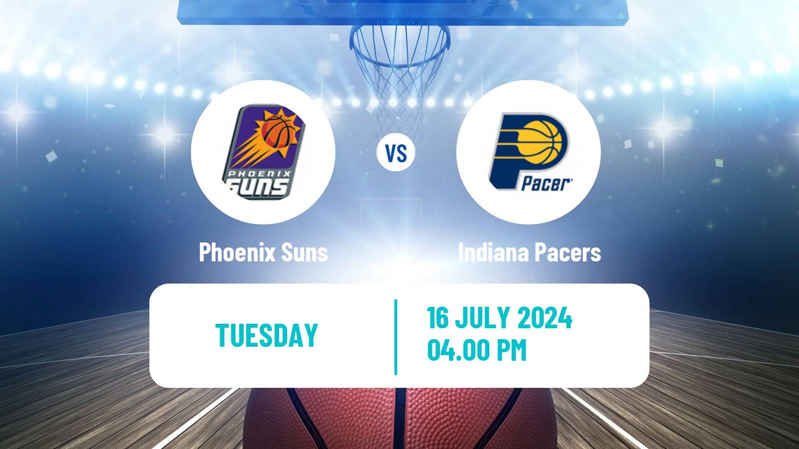 Basketball NBA Las Vegas Summer League Phoenix Suns - Indiana Pacers