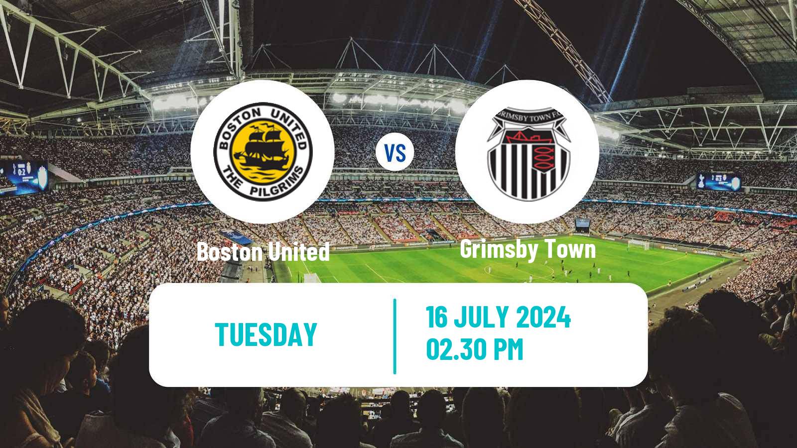 Soccer Club Friendly Boston United - Grimsby Town