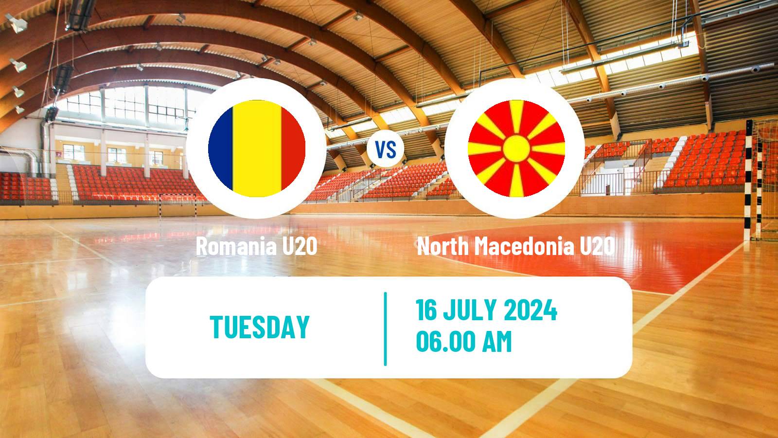 Handball European Championship U20 Handball Romania U20 - North Macedonia U20