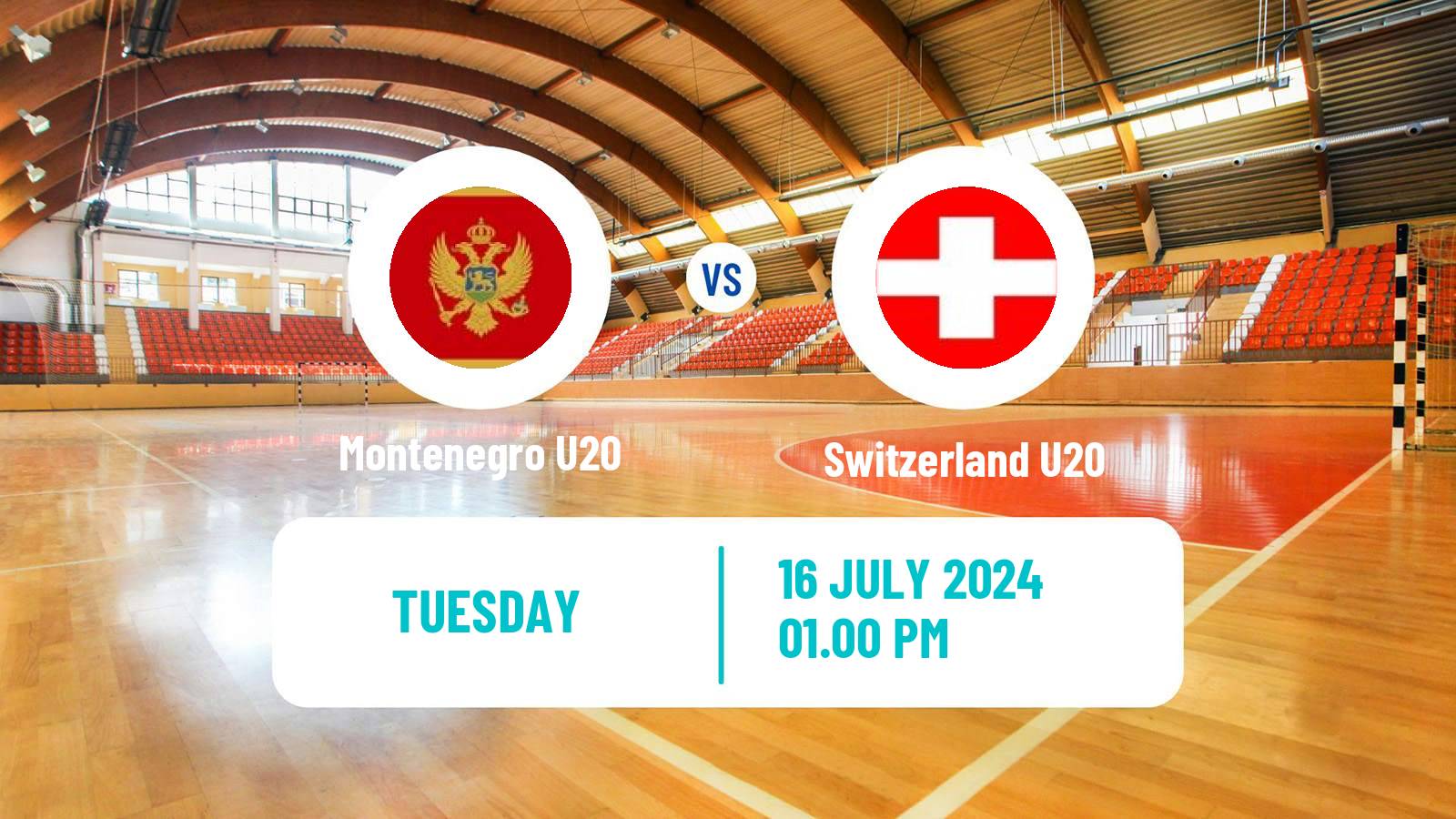 Handball European Championship U20 Handball Montenegro U20 - Switzerland U20