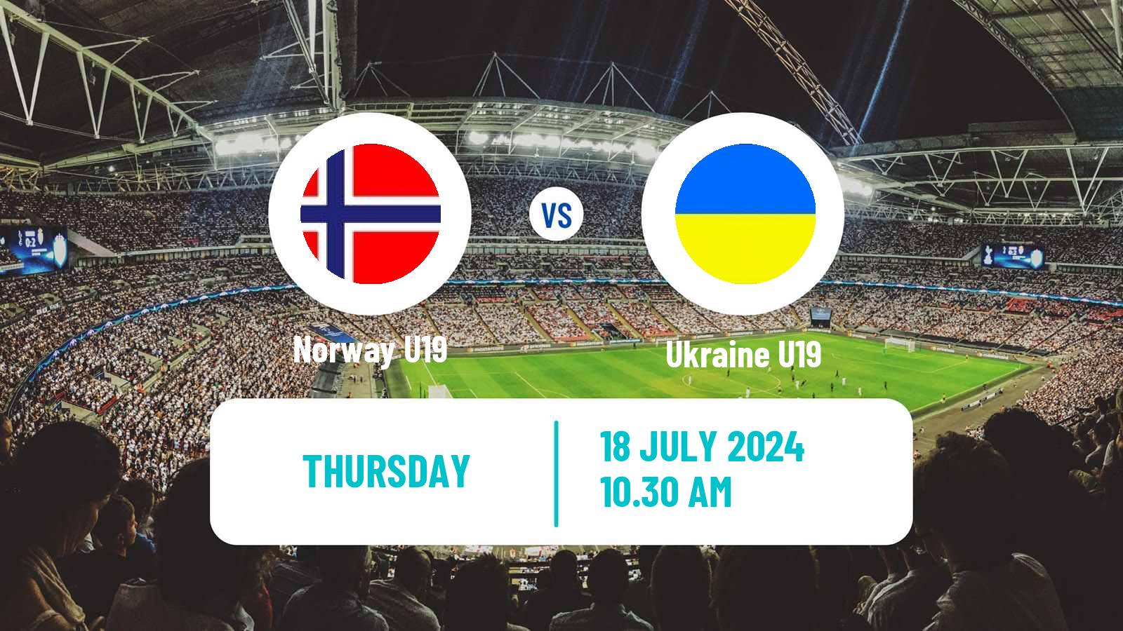 Soccer UEFA Euro U19 Norway U19 - Ukraine U19