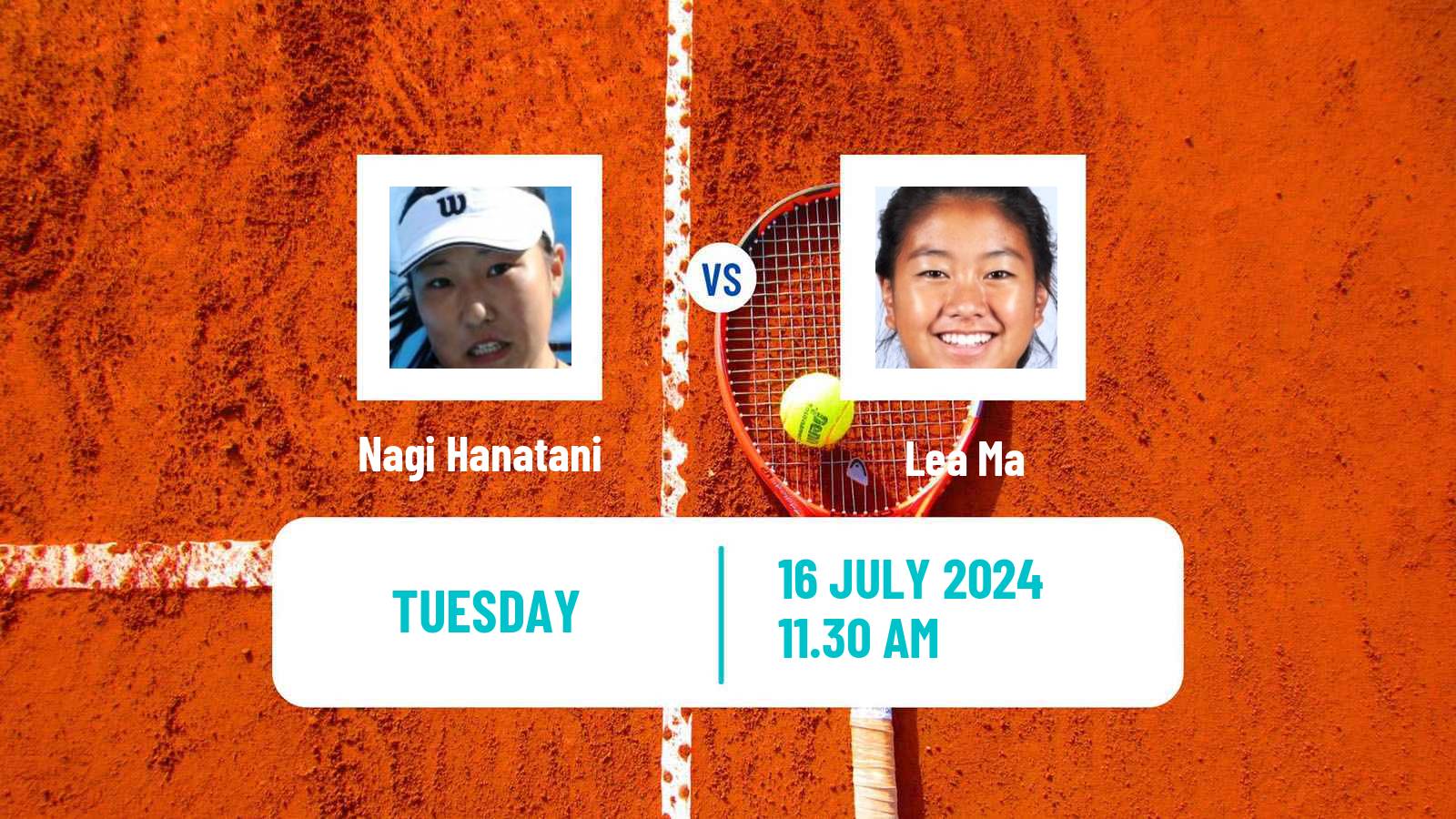 Tennis ITF W75 H Granby Women Nagi Hanatani - Lea Ma