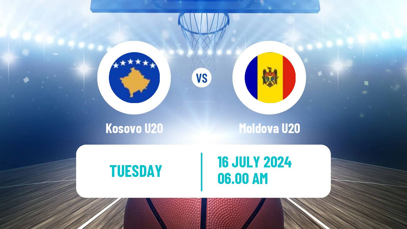 Basketball EuroBasket U20 B Kosovo U20 - Moldova U20