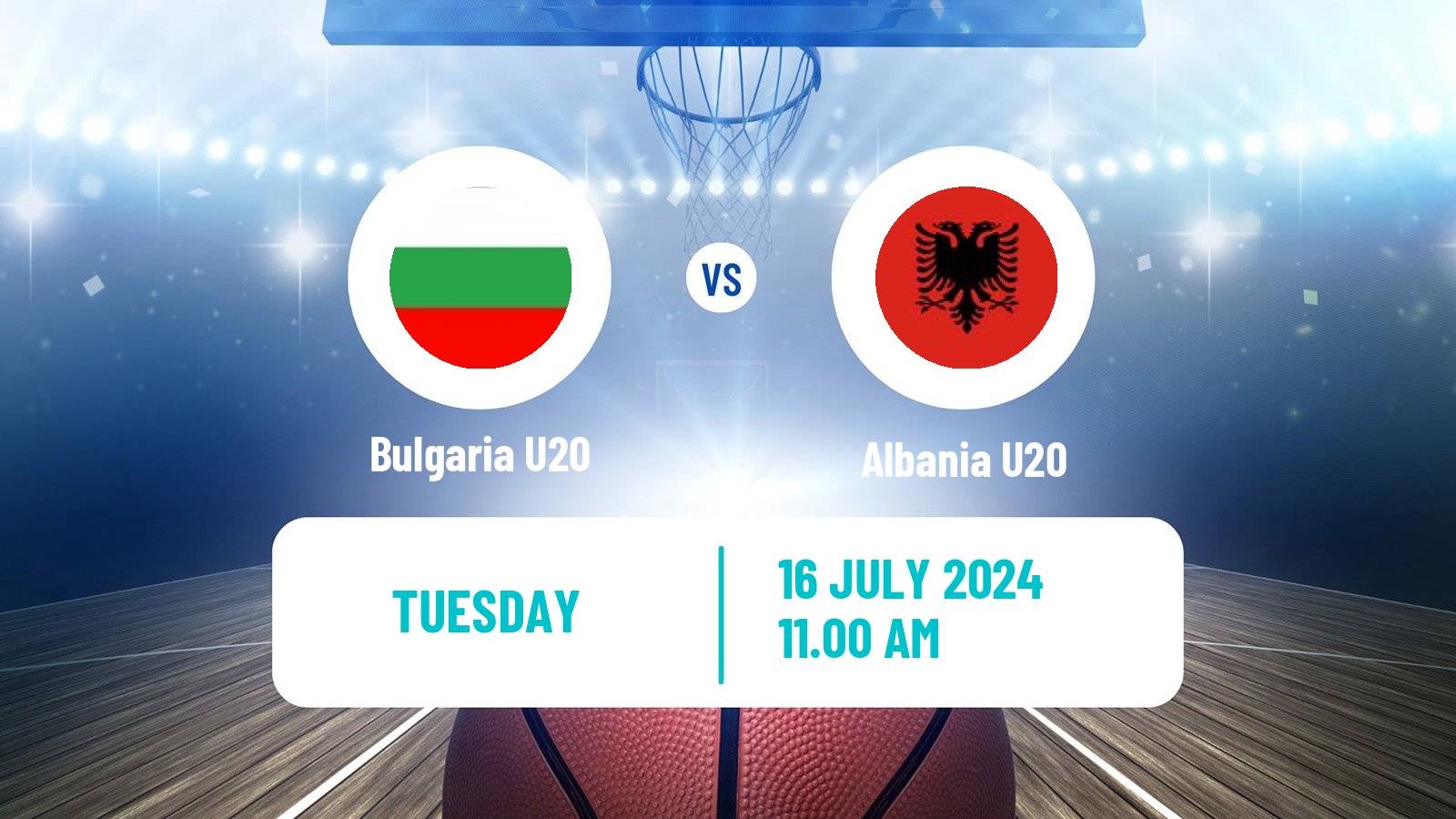 Basketball EuroBasket U20 B Bulgaria U20 - Albania U20