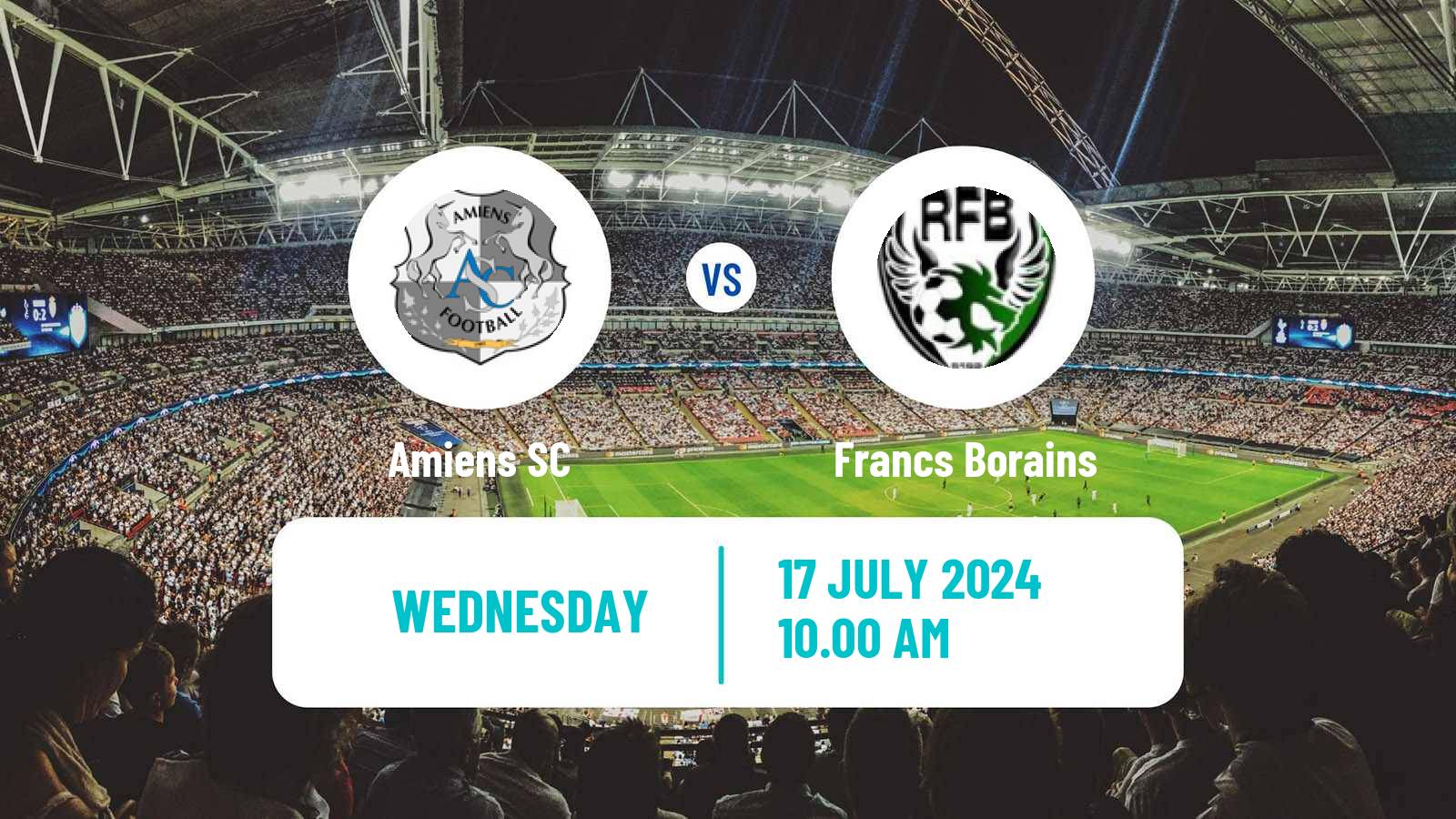 Soccer Club Friendly Amiens - Francs Borains