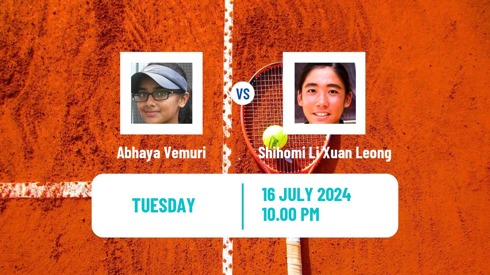 Tennis ITF W15 Nakhon Si Thammarat 4 Women Abhaya Vemuri - Shihomi Li Xuan Leong