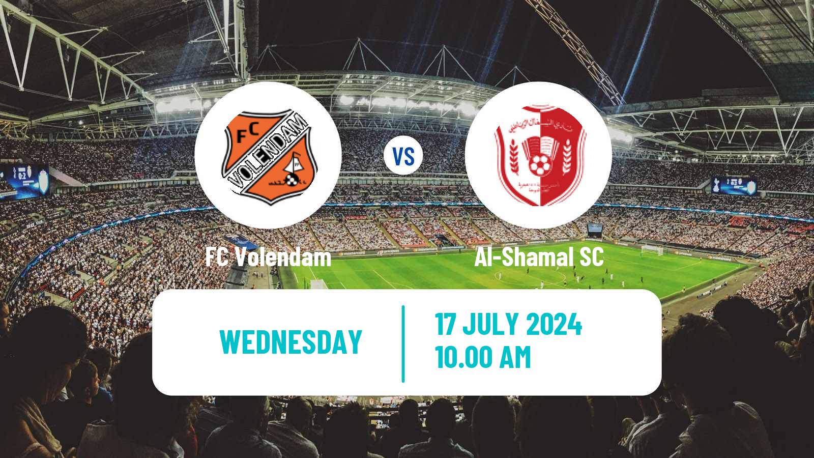 Soccer Club Friendly Volendam - Al-Shamal