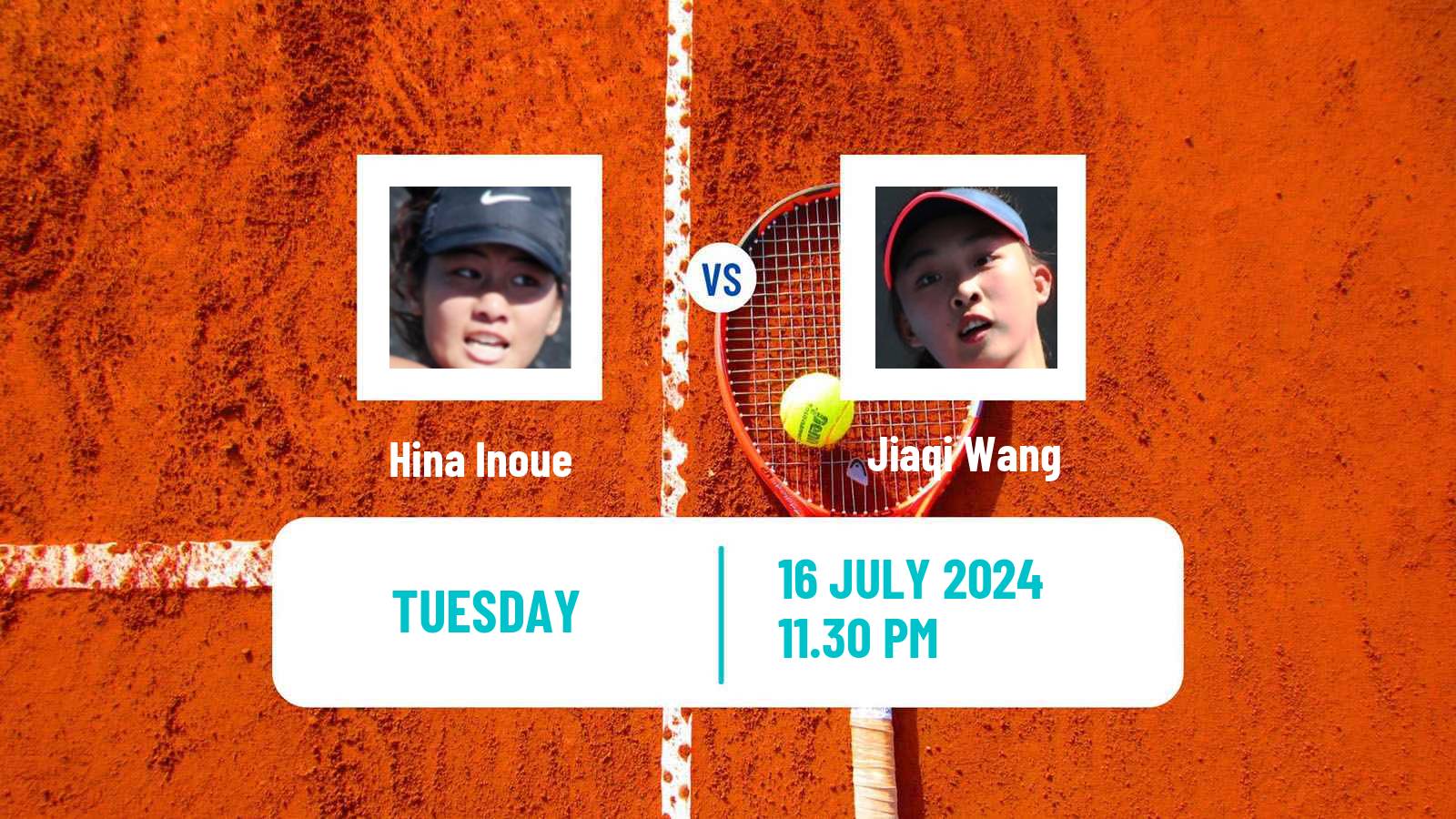 Tennis ITF W35 Tianjin 2 Women Hina Inoue - Jiaqi Wang