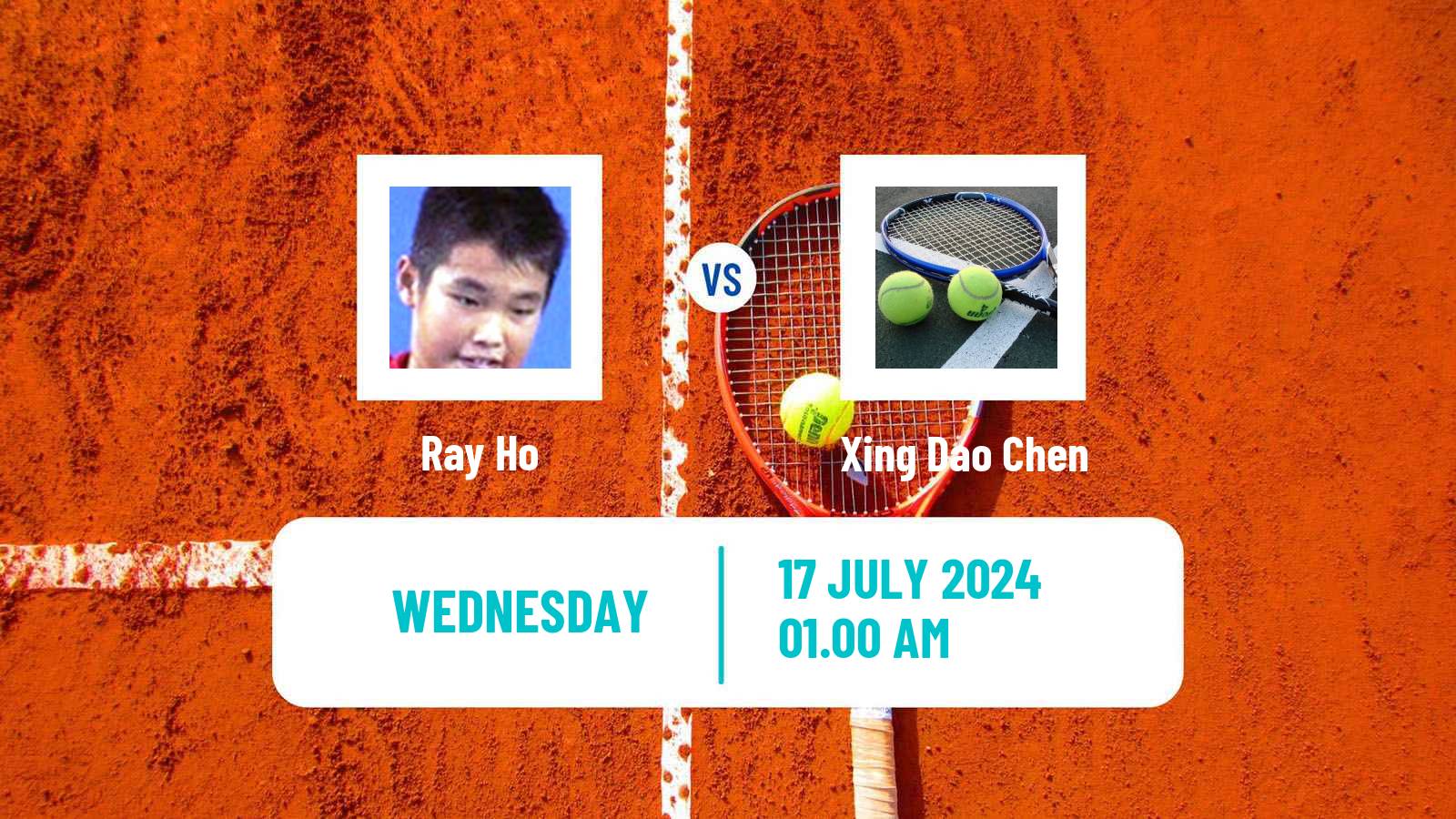Tennis ITF M25 Tianjin 2 Men Ray Ho - Xing Dao Chen