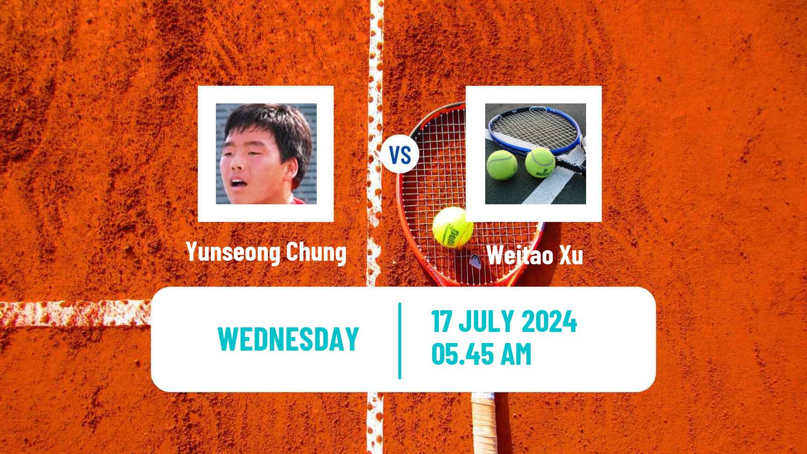 Tennis ITF M25 Tianjin 2 Men Yunseong Chung - Weitao Xu