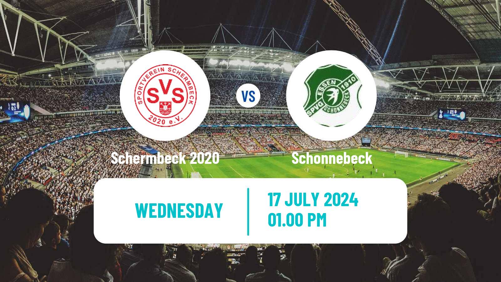 Soccer Club Friendly Schermbeck 2020 - Schonnebeck