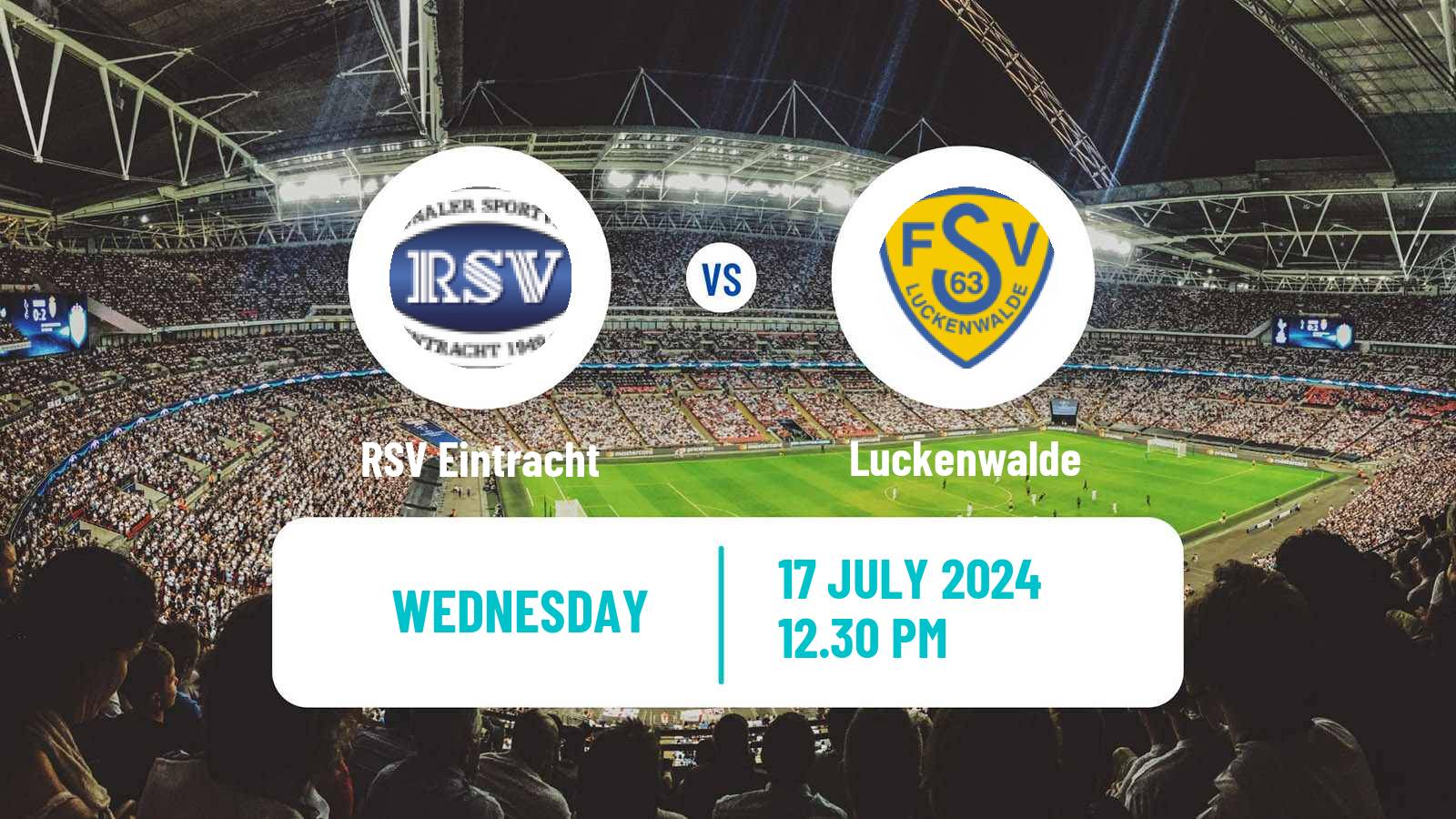 Soccer Club Friendly RSV Eintracht - Luckenwalde