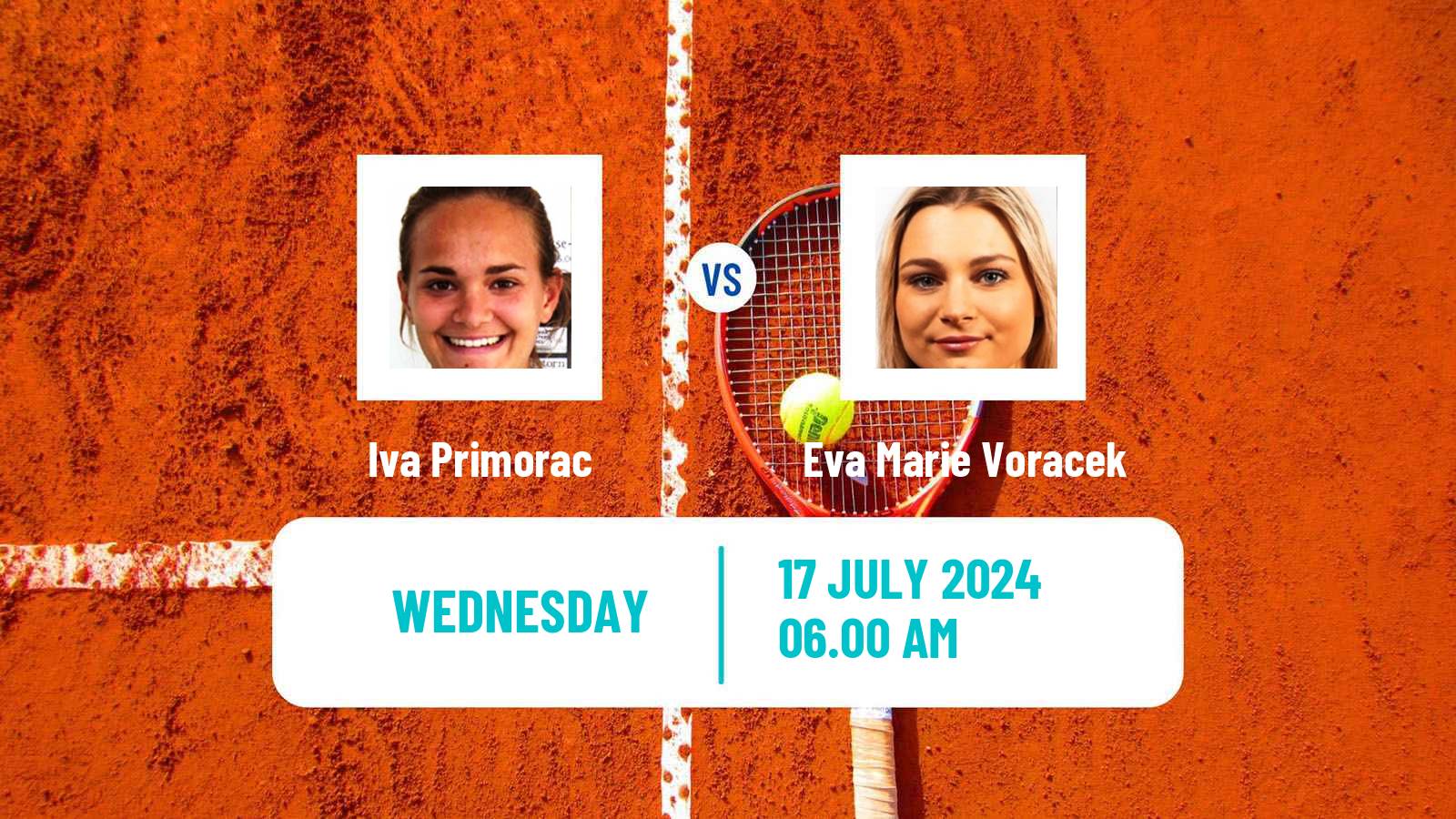Tennis ITF W15 Krsko Women Iva Primorac - Eva Marie Voracek