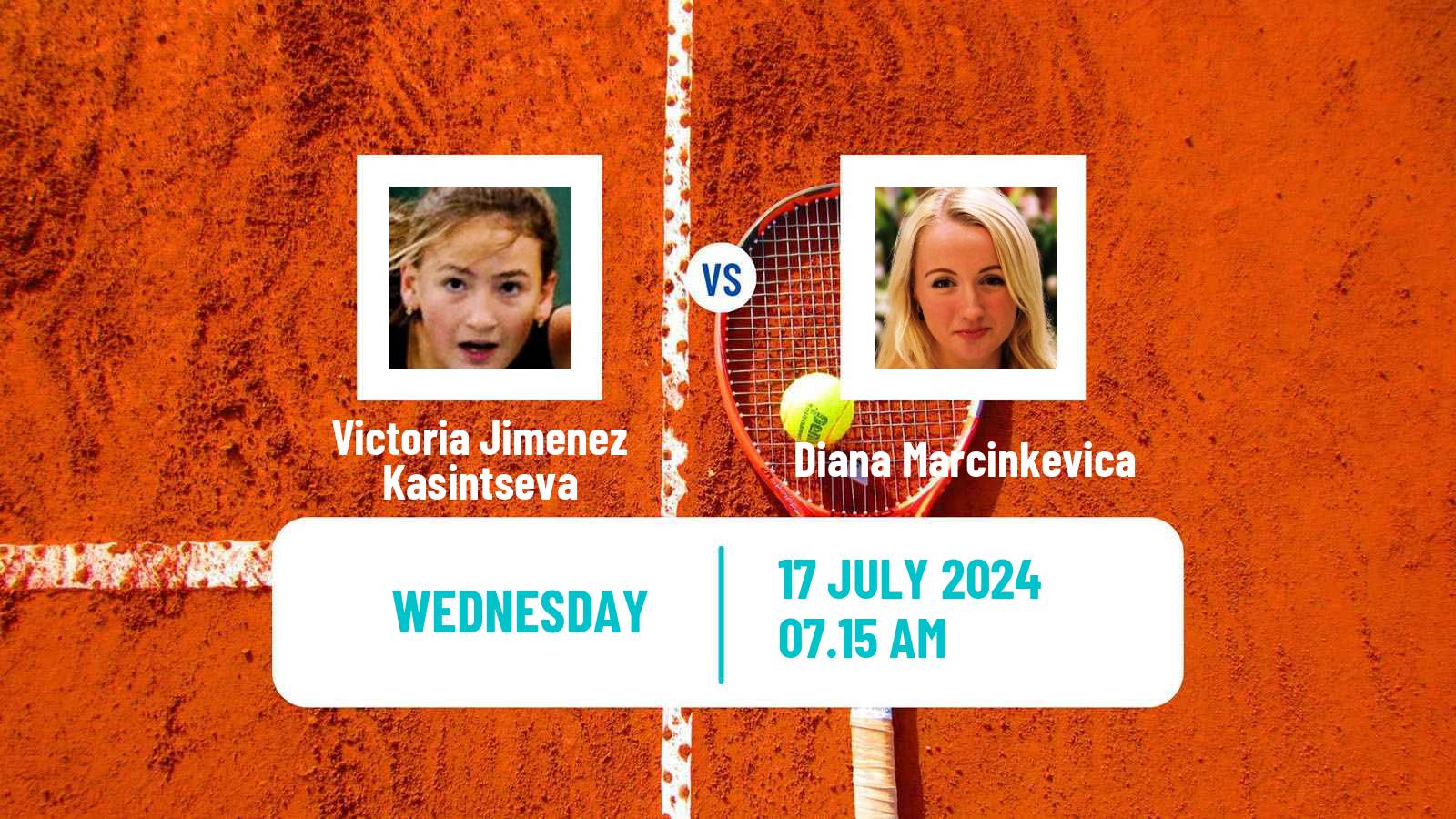 Tennis ITF W100 Vitoria Gasteiz Women Victoria Jimenez Kasintseva - Diana Marcinkevica