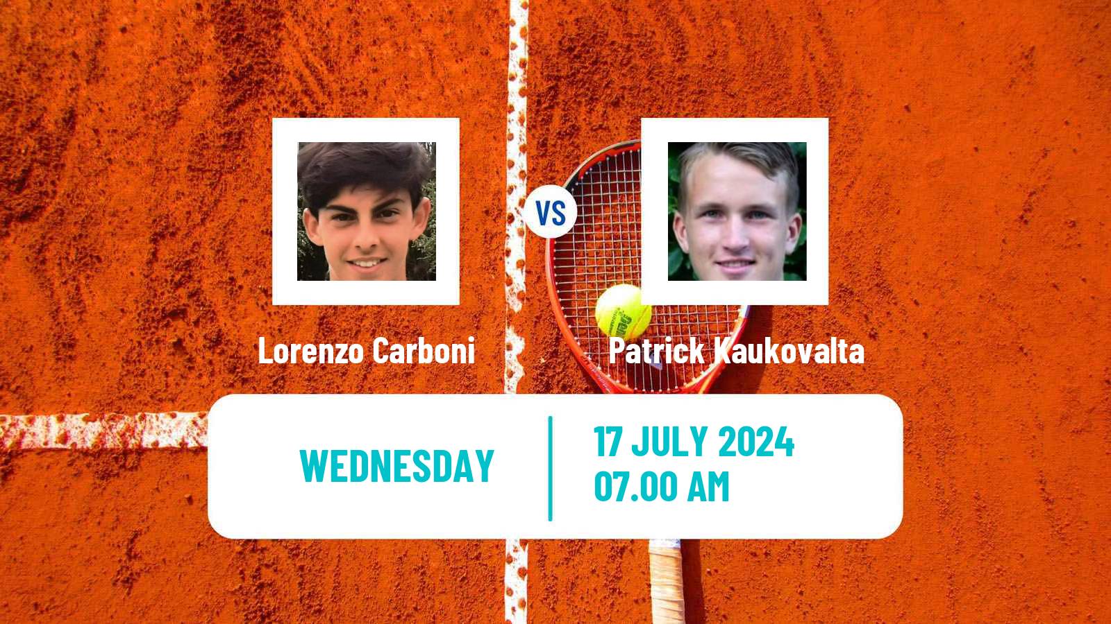 Tennis ITF M15 Slovenska Bistrica Men Lorenzo Carboni - Patrick Kaukovalta