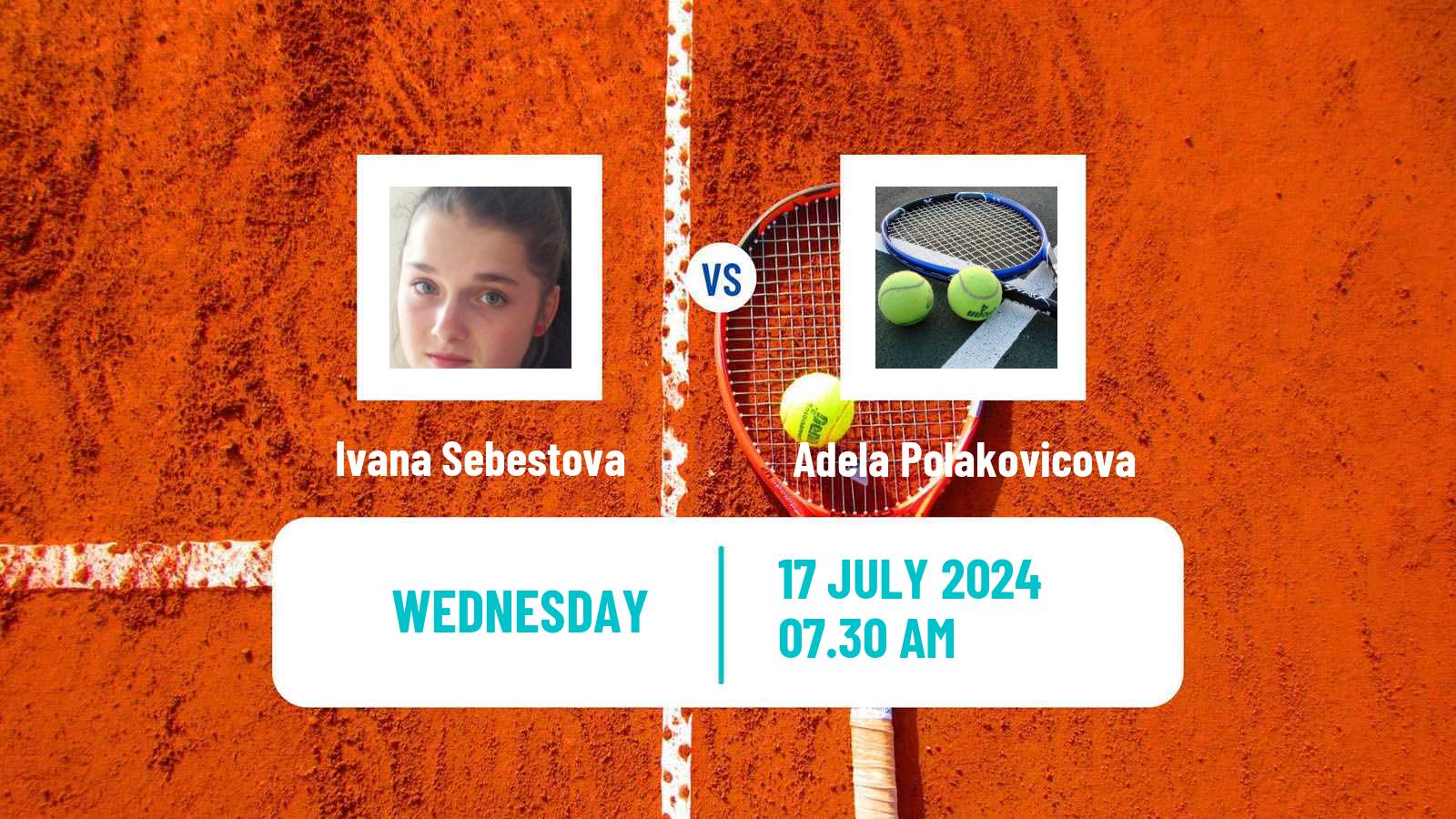 Tennis ITF W15 Krsko Women Ivana Sebestova - Adela Polakovicova