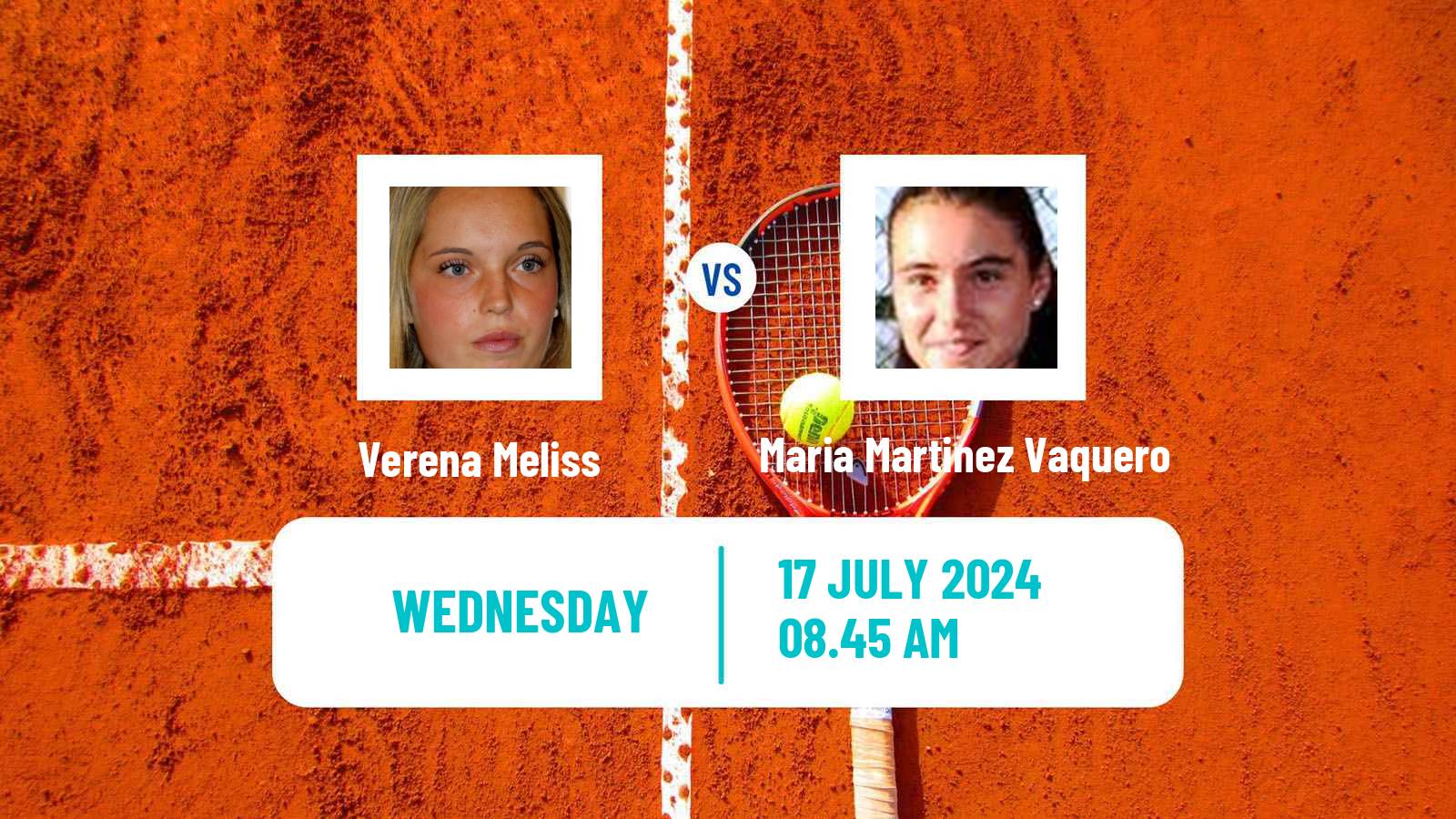 Tennis ITF W100 Vitoria Gasteiz Women Verena Meliss - Maria Martinez Vaquero