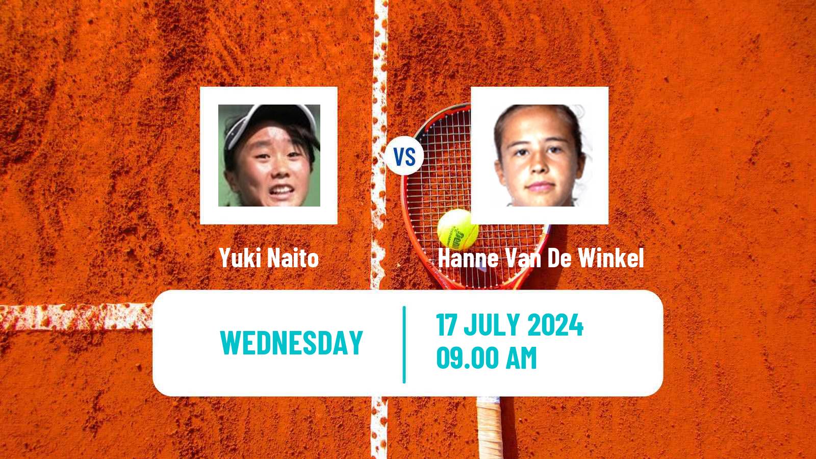 Tennis ITF W35 Darmstadt Women Yuki Naito - Hanne Van De Winkel