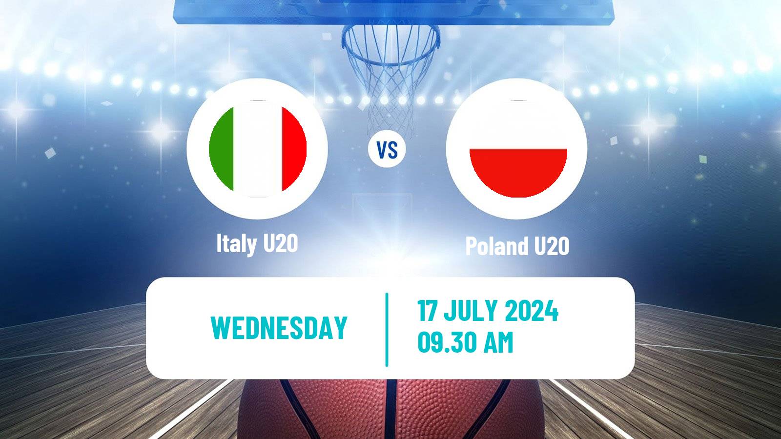 Basketball EuroBasket U20 Italy U20 - Poland U20