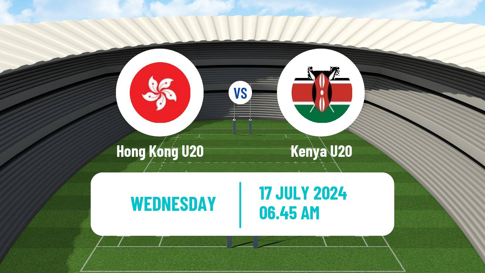 Rugby union  U20 Trophy Rugby Union Hong Kong U20 - Kenya U20