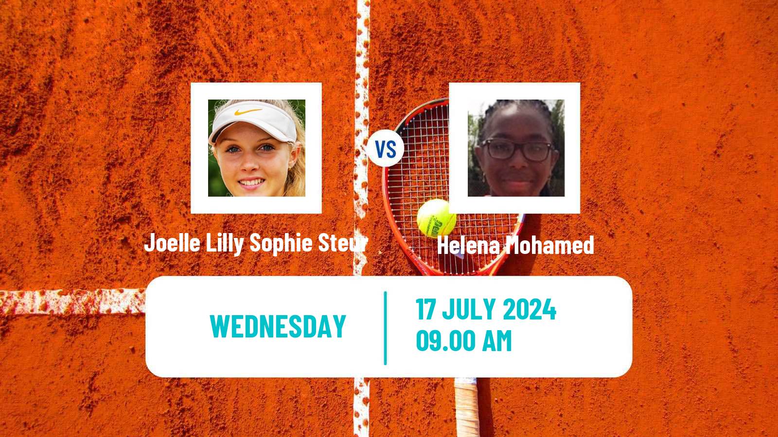 Tennis ITF W15 Casablanca Women Joelle Lilly Sophie Steur - Helena Mohamed