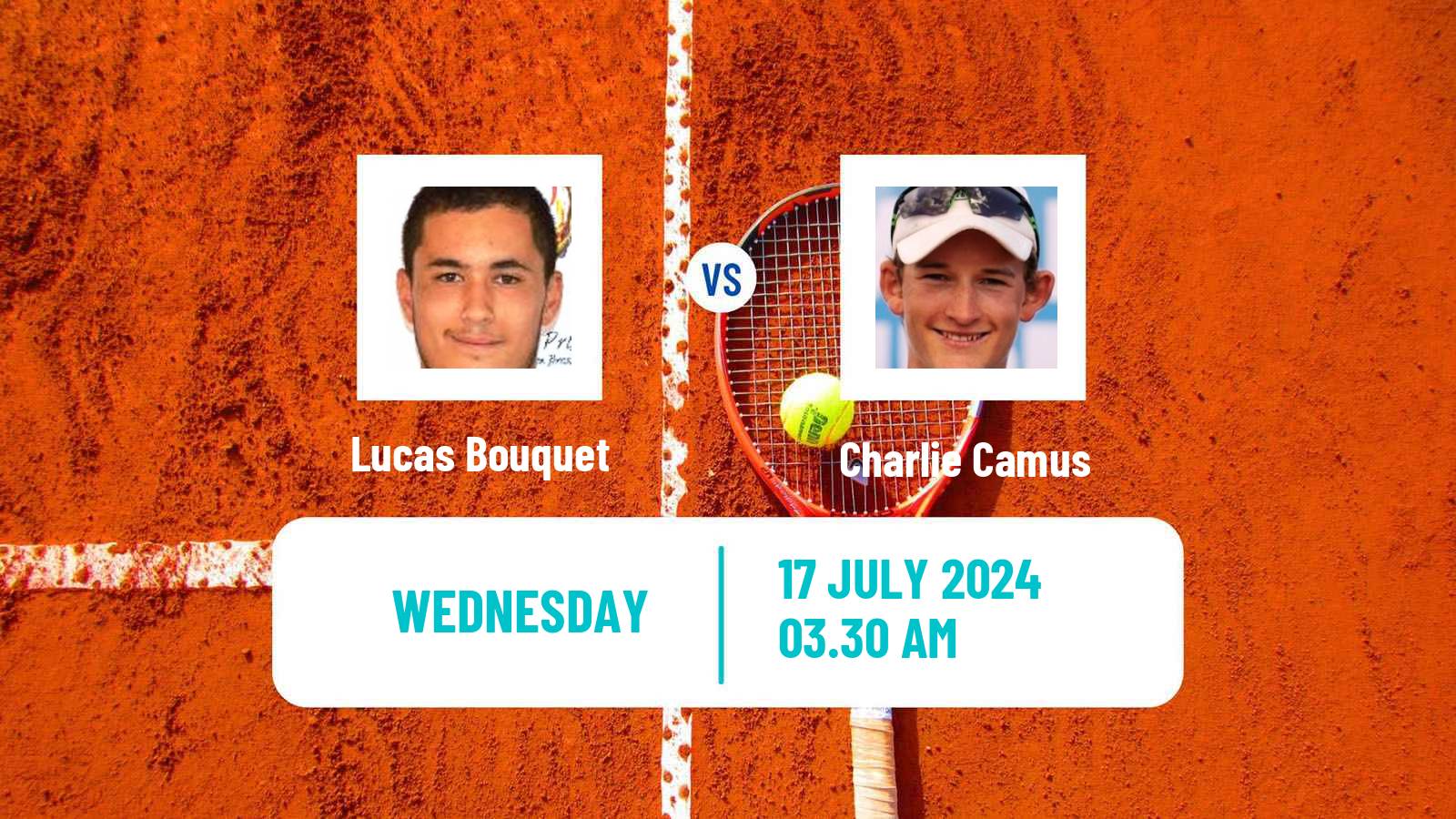 Tennis ITF M15 H Bastia Lucciana Men Lucas Bouquet - Charlie Camus