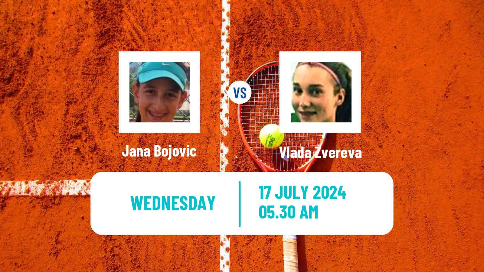 Tennis ITF W15 Kursumlijska Banja 12 Women Jana Bojovic - Vlada Zvereva