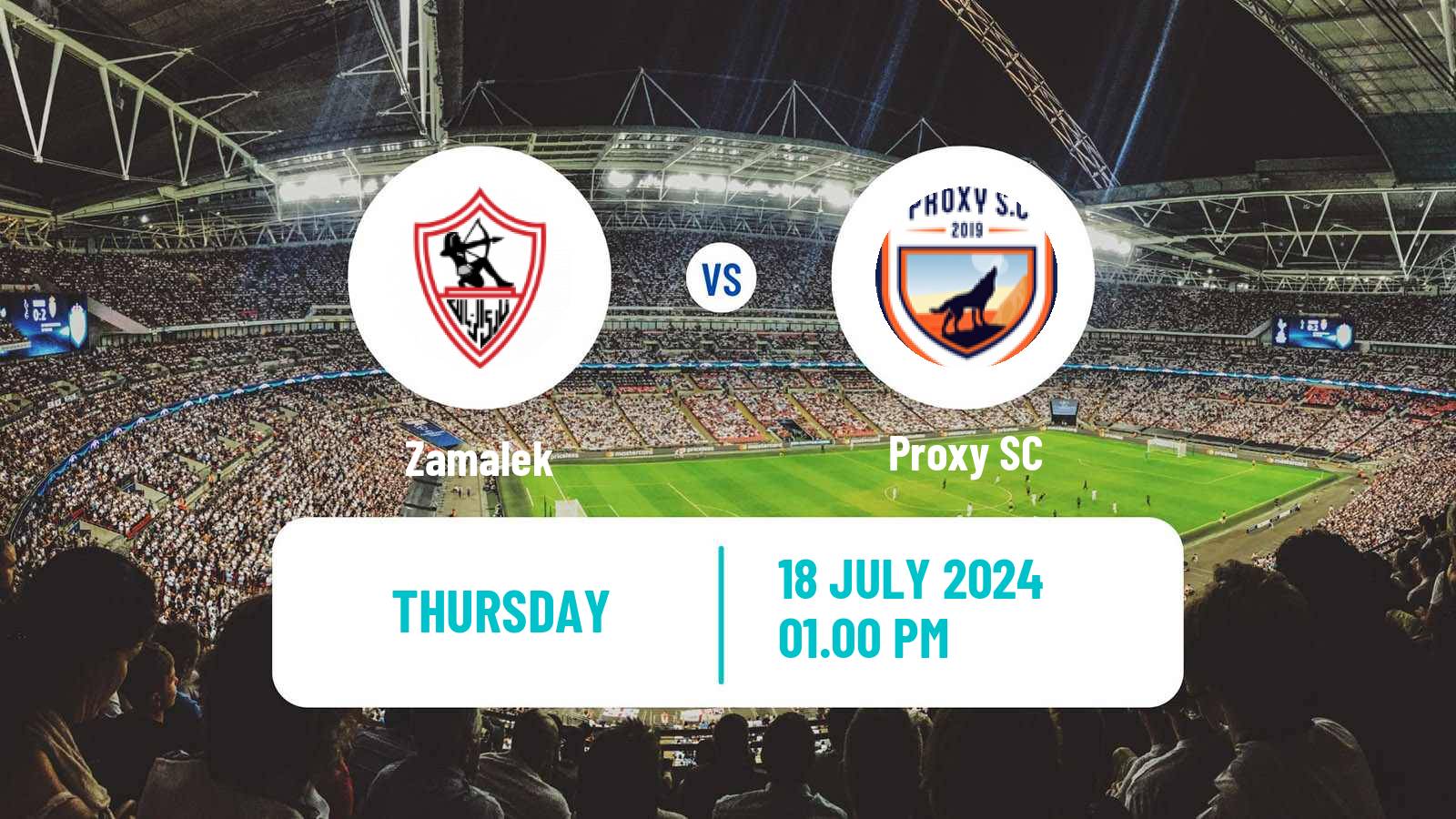 Soccer Egyptian Cup Zamalek - Proxy