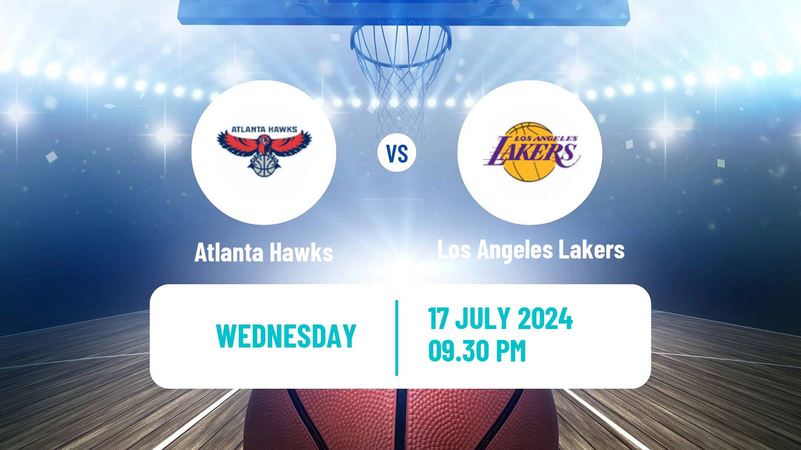 Basketball NBA Las Vegas Summer League Atlanta Hawks - Los Angeles Lakers